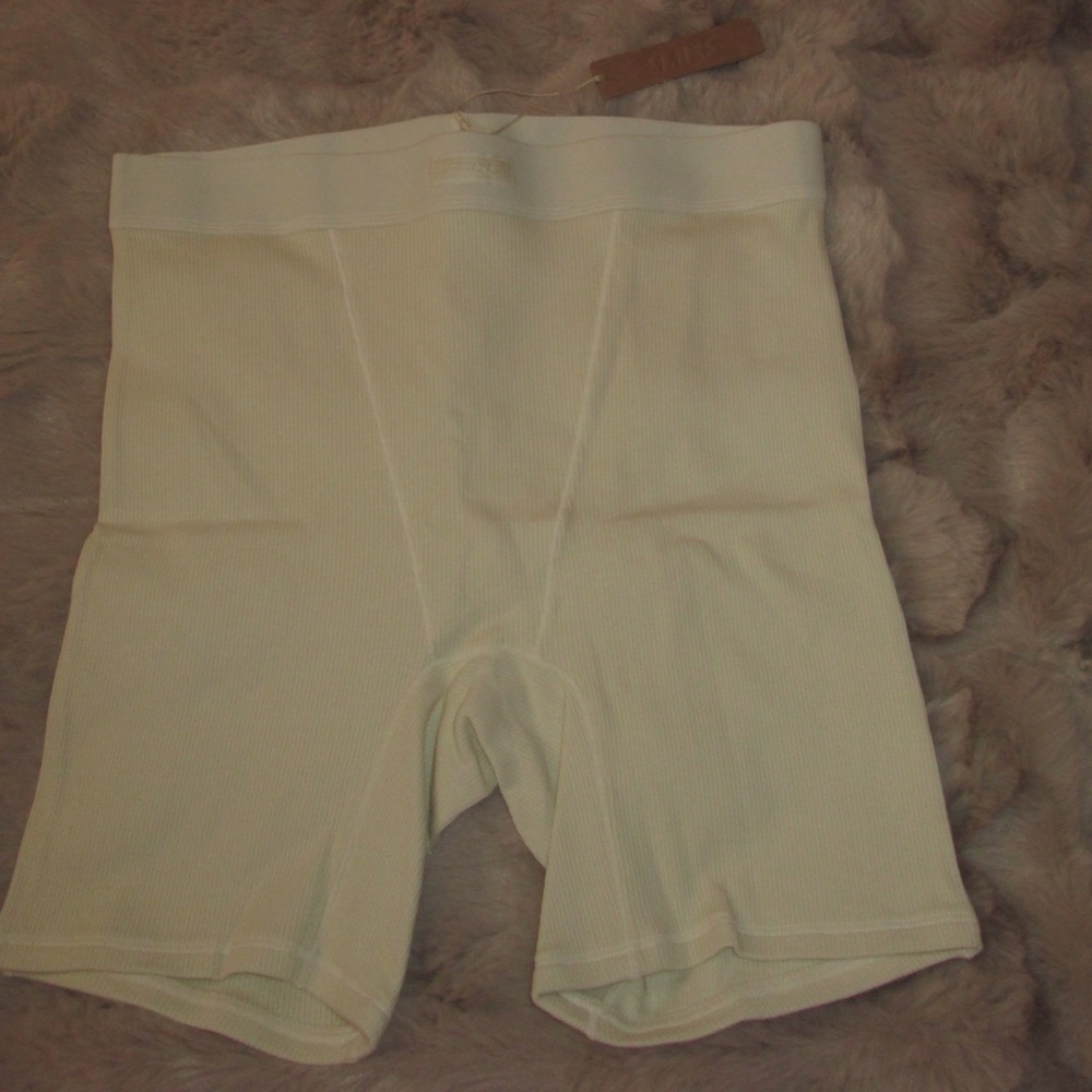 Skims Cream shorts